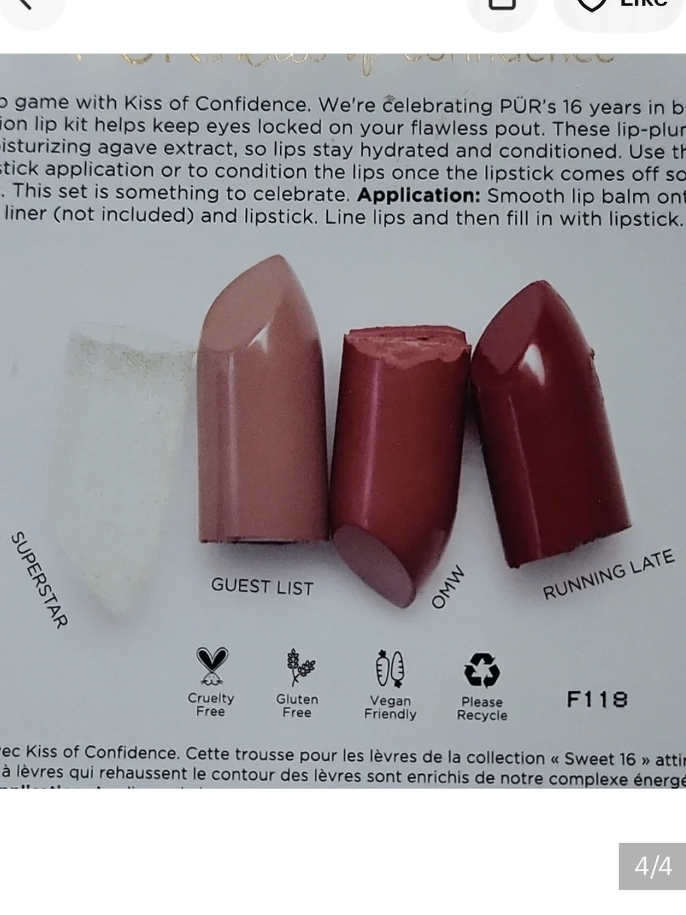 PÜR Lipstick Trio — (200)